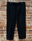 RICK OWENS FW23 LUXOR WOOL CROPPED ASTAIRE TROUSERS ‘BLACK’