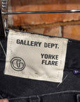 GALLERY DEPT. YORKE FLARE DENIM ‘BLACK’