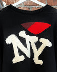 RAF SIMONS FW17 "I LOVE NY" OVERSIZED KNIT ‘BLACK’