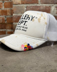 GALLERY DEPT. WORKSHOP PAINTER HAT ‘WHITE/MULTI’