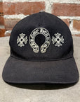 CHROME HEARTS HORSESHOE DENIM HAT ‘BLACK’