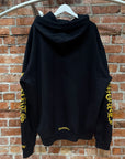 CHROME HEARTS VERTICAL LOGO 1988 HOODIE ‘BLACK/GOLD’