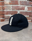 COMME DES GARCONS x EBBETS WOOL STRAPBACK HAT ‘BLACK’