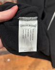CHROME HEARTS OLIVE VERTICAL SCRIPT ZIP HOODIE ‘BLACK’
