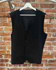 ISSEY MIYAKE HOMME PLISSÉ VEST ‘BLACK’