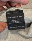 WHO DECIDES WAR HUSK ZIP UP ‘GREY’
