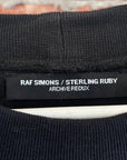 RAF SIMONS x STERLING RUBY PATCHWORK CREWNECK ‘BLACK’