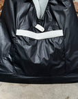 MM6 SIDE SLING REVERSIBLE BAG ‘BLACK/WHITE’