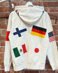 SUPREME FW13 INTERNATIONAL FLAGS HOODIE ‘WHITE’