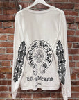 CHROME HEARTS LAS VEGAS EXCLUSIVE FLORAL LONG SLEEVE ‘WHITE’