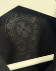 CHROME HEARTS FLORAL HORSESHOE PULLOVER HOODIE ‘BLACK’
