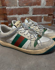 GUCCI SS19 CRYSTAL CHAIN SCREENER SNEAKERS ‘CREAM’