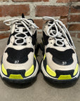 BALENCIAGA WOMENS TRIPLE S SNEAKERS ‘LIME/GREY’