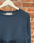 HELMUT LANG INDIGO DYED KNIT SWEATER ‘BLUE’