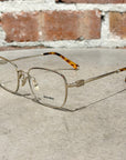 MIU MIU 50WV METAL FRAME GLASSES ‘GOLD’