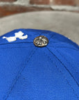 CHROME HEARTS CROSS SNAPBACK HAT ‘BLUE’