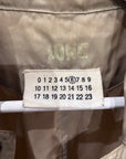 MAISON MARGIELA GHOST SHELL TRENCH COAT ‘TAN’