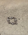 CHROME HEARTS TINY E SAPPHIRE 4-LINK RING ‘SILVER’