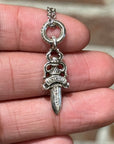 CHROME HEARTS NO. 5 DAGGER NECKLACE ‘SILVER’