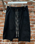 RICK OWENS FOREVER POD SHORTS ‘BLACK’