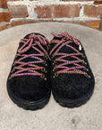 FUGAZI TIBET SUEDE MULES ‘BLACK’