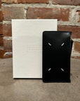 MAISON MARGIELA FOUR STITCH ZIP CARD HOLDER ‘BLACK’