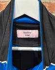 MARTINE ROSE SS24 PANELED TRACK ZIP ‘BLUE’
