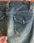 RALPH LAUREN DOUBLE RL BUSH CARGO CONCH DENIM ‘MUD WASH’