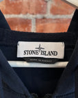 STONE ISLAND ZIP UP HOODIE ‘BLUE’