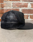 CHROME HEARTS FLEUR LEATHER HAT ‘BLACK’