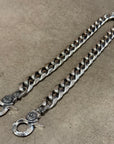 DEAL DESIGN DOUBLE KG CLIP CUBAN WALLET CHAIN ‘SILVER’