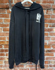 ANN DEMEULEMEESTER PATCHWORK VINTAGE HOODIE ‘VINTAGE BLACK’