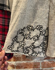 SATOSHI NAKAMOTO SS26 NESSA PATCHWORK FLANNEL ‘MULTI’