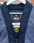 FDMTL x ZANTER JAPAN HAORI SASHIKO DOWN JACKET ‘NAVY’
