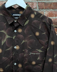 JACQUEMUS FLOWER VACATION FLEUR SHIRT ‘MAROON’