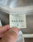 KAPITAL ONE BUTTON POLO ‘TAUPE’