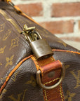 LOUIS VUITTON MONOGRAM KEEPALL 45 'BROWN'