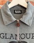HYSTERIC GLAMOUR HAND CUFFS QUARTER ZIP ‘GREY’