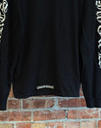CHROME HEARTS COLLAR PRINT LONGSLEEVE ‘BLACK’