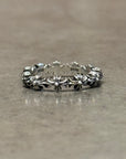 CHROME HEARTS TINY-E BAND RING ‘SILVER’
