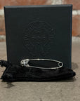 CHROME HEARTS DIAMOND LARGE SAFETY PIN ‘SILVER/DIAMOND’