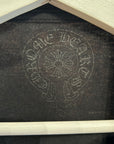 CHROME HEARTS SMOKED PLUS CROSS TEE ‘BLACK’