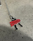 HYSTERIC GLAMOUR PIN-UP GIRL NECKLACE ‘SILVER’
