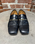 GUCCI INTERLOCKING G LOGO LEATHER LOAFER ‘BLACK’