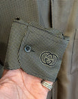 GUCCI TOM FORD INTERLOCKING G-LOGO SILK SHIRT ‘BLACK/GOLD’