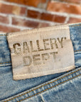 GALLERY DEPT LENNY FLARE PATCHWORK DENIM ‘LIGHT BLUE’