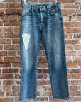 ACNE STUDIOS 1996 MID TORN DENIM ‘BLUE’