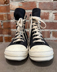 RICK OWENS DRKSDHW HIGH TOP RAMONE SNEAKERS ‘BLACK’