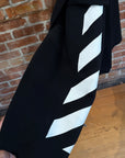 OFF-WHITE DIAGONAL HELVETICA LAYER HOODIE ‘BLACK’