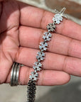 CHROME HEARTS TINY PLUS CROSS LINK BRACELET ‘SILVER’